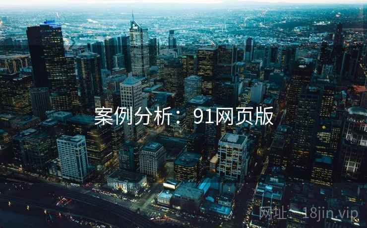 案例分析：91网页版