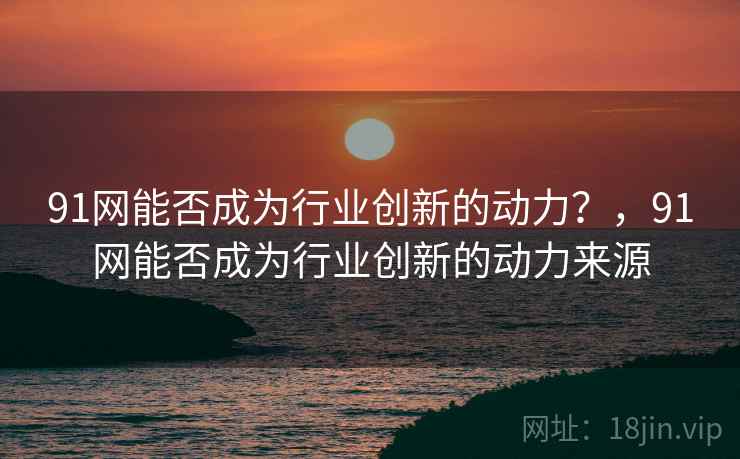 91网能否成为行业创新的动力？，91网能否成为行业创新的动力来源