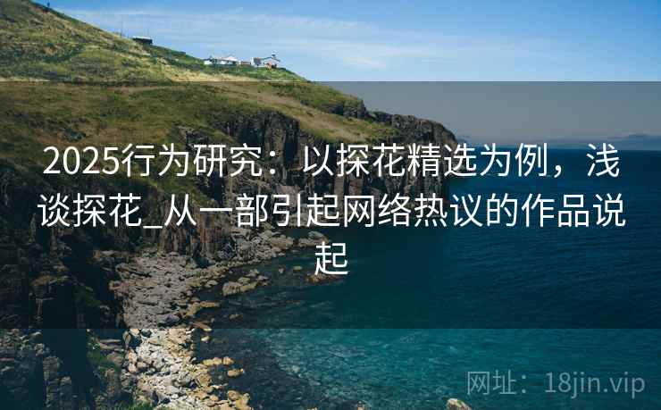 2025行为研究：以探花精选为例，浅谈探花_从一部引起网络热议的作品说起