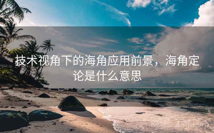 技术视角下的海角应用前景，海角定论是什么意思
