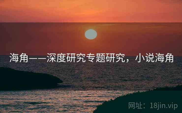 海角——深度研究专题研究，小说海角